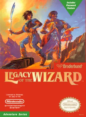 Legacy of the Wizard (USA) box cover front